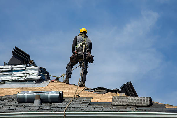 Professional Roof Replacement technician working in Manning, OR
